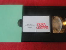 Load image into Gallery viewer, Vintage Adult XXX VHS Porn Tape Fiona Cooper Jackie V733       BY
