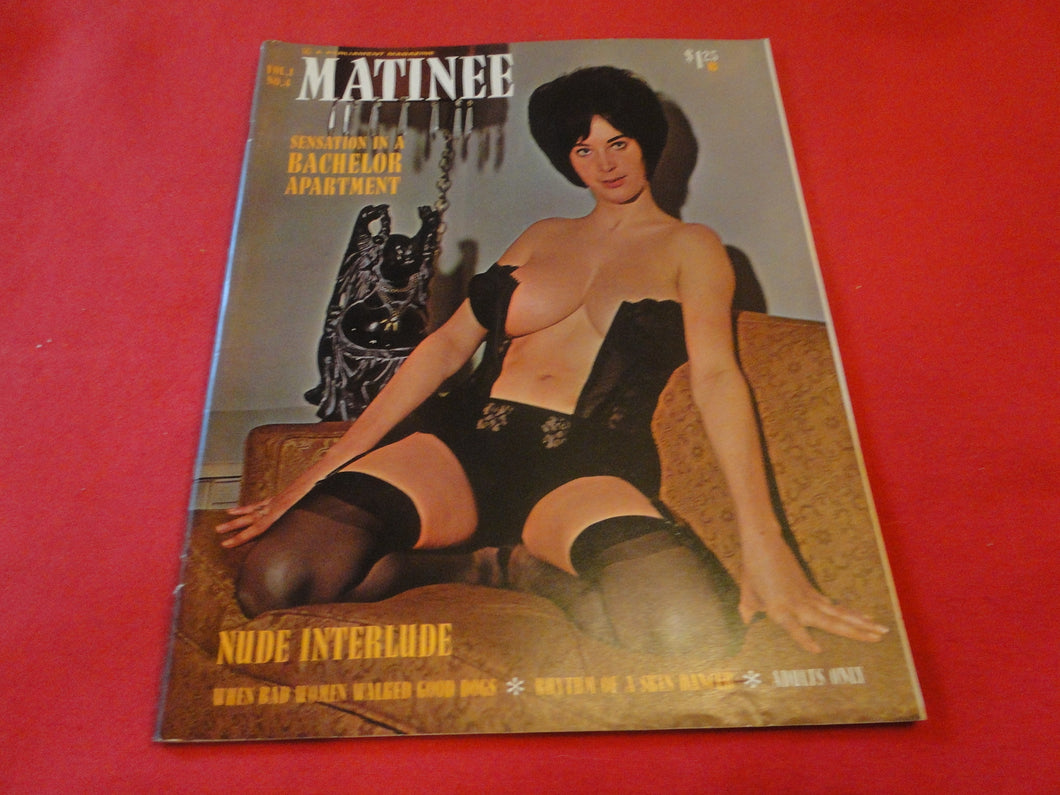 Vintage Nude Erotic Sexy Adult Magazine Matinee Parliament 1964     1A