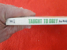 Load image into Gallery viewer, Vintage Erotic Adult Paperback Book/Novel Eros Goldstripe Taught To Obey 1972      BS
