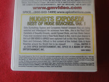 Load image into Gallery viewer, Vintage Adult XXX VHS Porn Tape Adult Video Nudists Exposed Best of Nude Beaches V.1  BY
