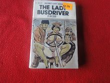 Load image into Gallery viewer, Vintage Erotic Adult Paperback Book/Novel The Lady Busdriver 1978       X4
