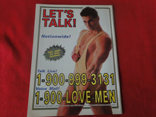 Load image into Gallery viewer, Vintage Adult Erotic Sexy Magazine Gay Interest Male Pictorial June 1991       GT
