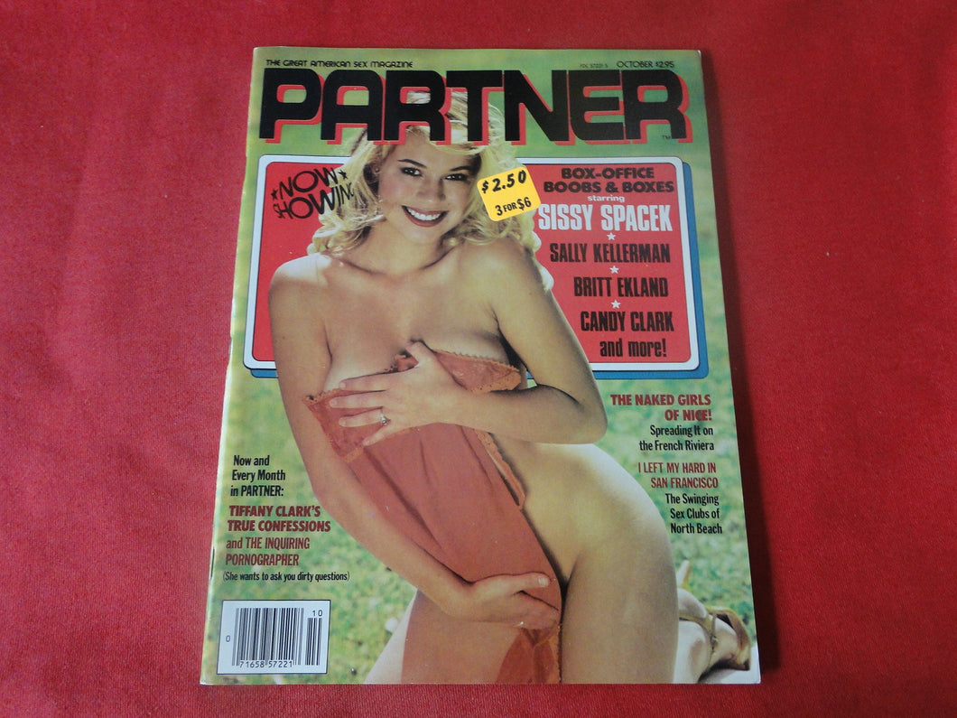 Vintage Nude Erotic Sexy Adult Magazine Partner October 1981         P80