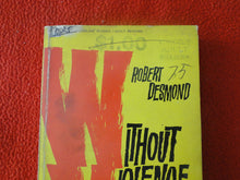 Load image into Gallery viewer, Vintage Erotic Adult Paperback Book/Novel Without Violence       BS
