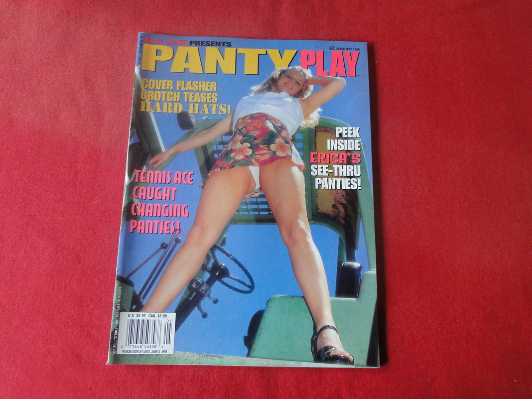 Vintage Nude Erotic Sexy Adult Magazine Panty Play May 1998   P12