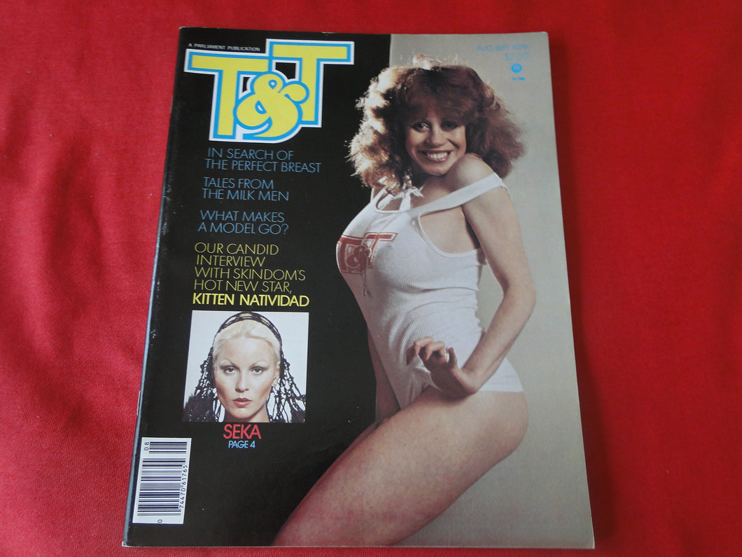 Vintage Nude Erotic Sexy Adult Magazine Parliament T&T August 1979 Kitten Navidad Seka   JB64