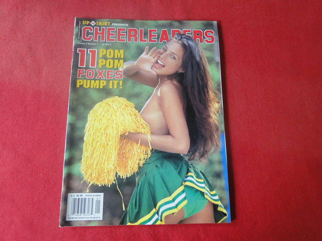 Vintage Nude Erotic Sexy Adult Magazine Cheerleaders 1999        P12