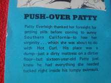 Load image into Gallery viewer, Vintage Erotic Adult Paperback Book/Novel Push Over Patty 1969        X4
