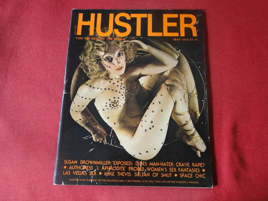 Vintage Nude Erotic Sexy Adult Magazine Hustler May 1976         P80