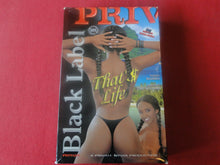 Load image into Gallery viewer, Vintage Adult XXX VHS Porn Tape Adult Video Private Black Label That'$ Life     DA
