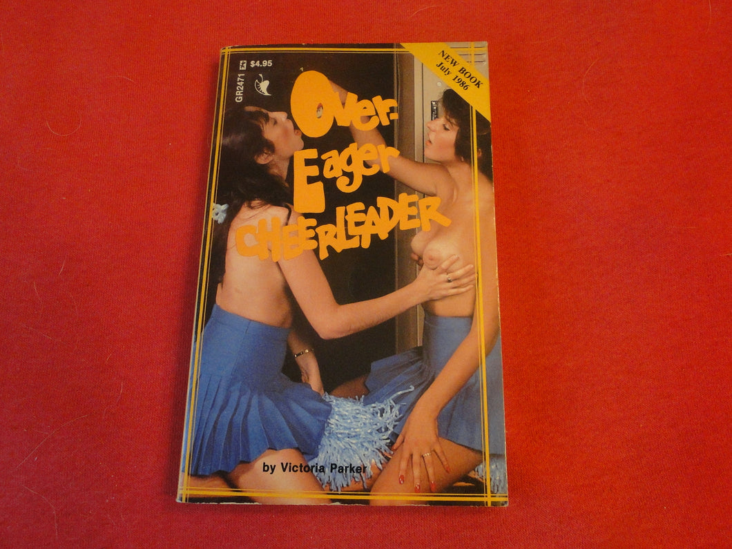 Vintage Erotic Adult Paperback Book/Novel Greenleaf Over Eager Cheerleader     P55
