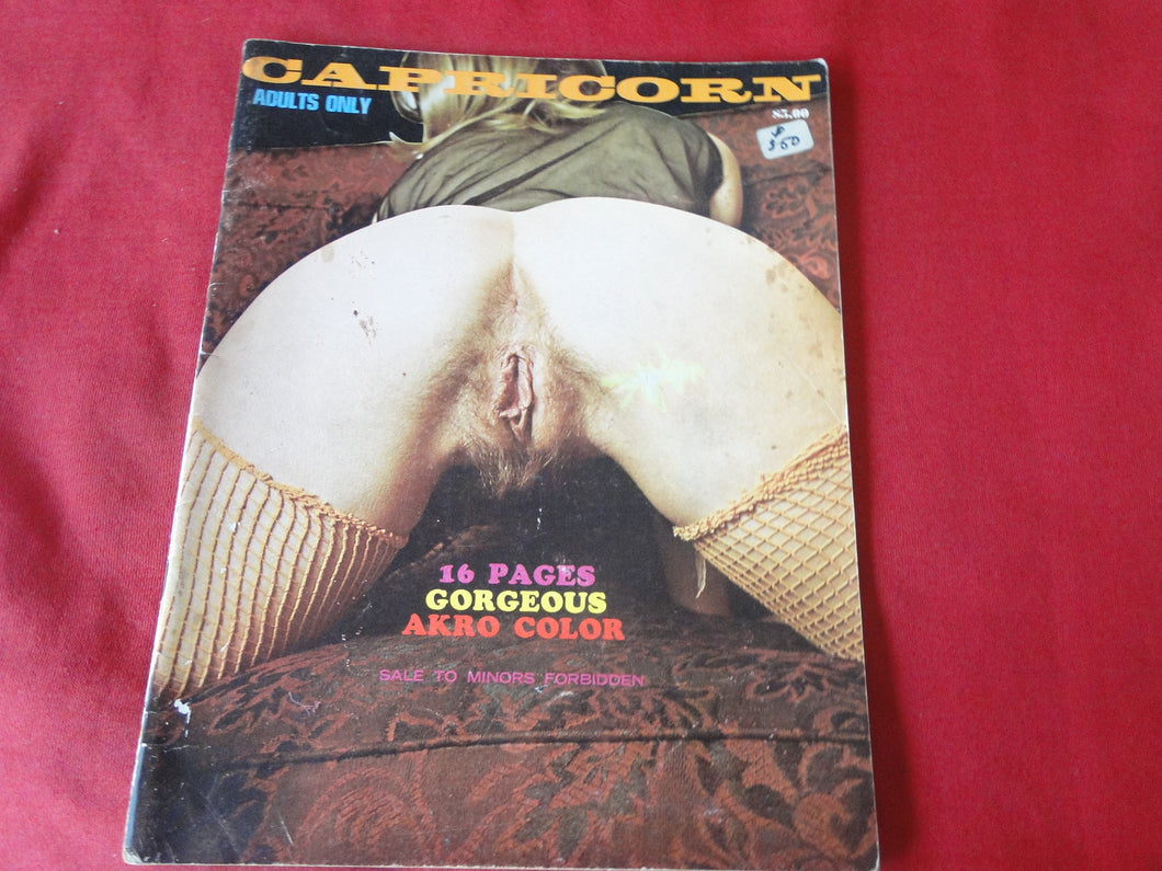 Vintage Nude Erotic Sexy Adult Magazine Capricorn       JB64