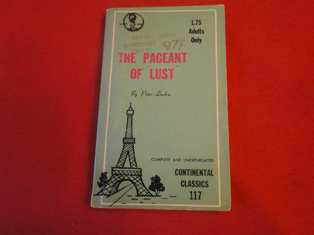 Vintage Erotic Adult Paperback Book/Novel The Pageant of Lust           P55