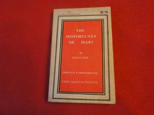 Load image into Gallery viewer, Vintage Adult Paperback Book/Novel The Misfortunes of Mary            P58
