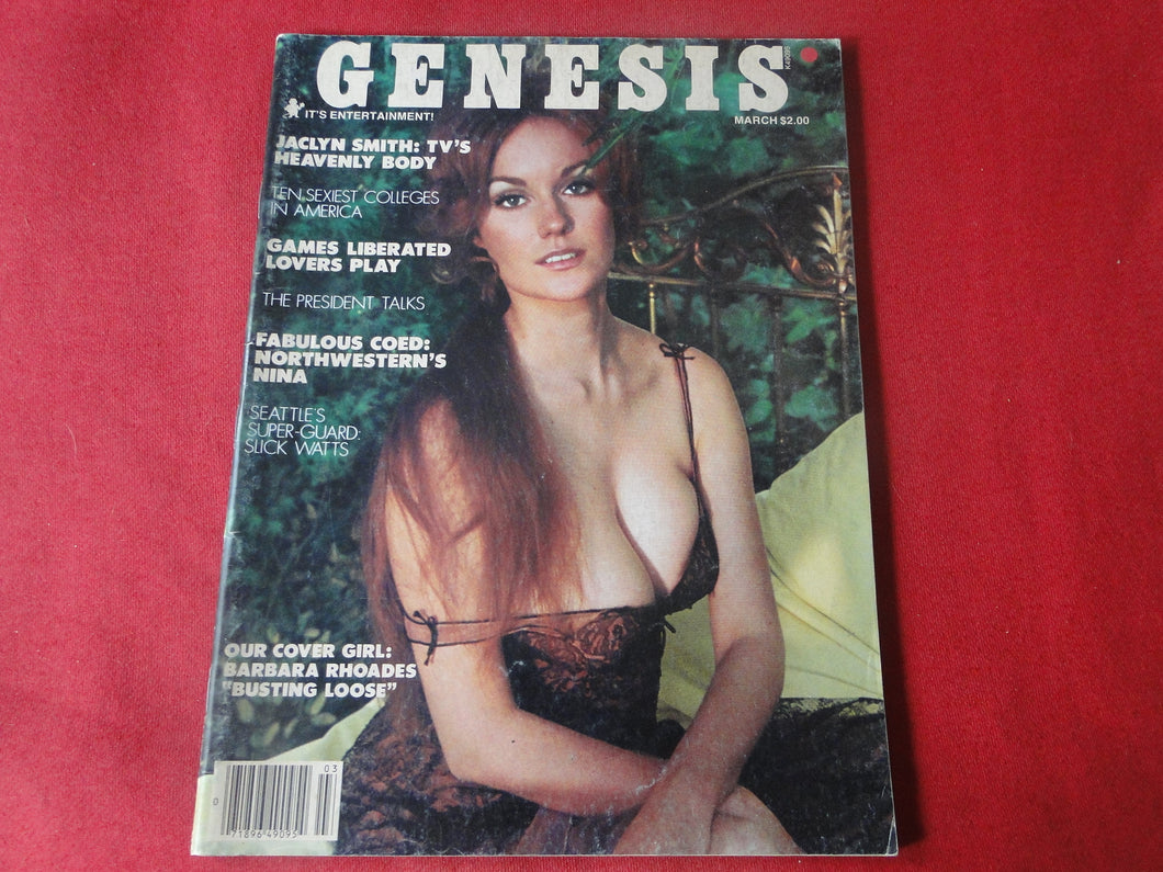 Vintage Nude Erotic Sexy Adult Magazine Genesis March 1978     P80