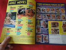 Load image into Gallery viewer, Vintage Nude Erotic Sexy Adult Magazine Adult Movies 1985    JB64
