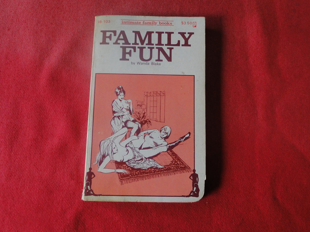 Vintage Erotic Adult Paperback Book/Novel Family Fun NOT PERFECT     PB3