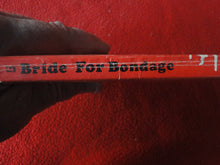 Load image into Gallery viewer, Vintage Erotic Adult Paperback Book/Novel Greenleaf Bride For Bondage 1978      X30
