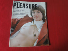 Load image into Gallery viewer, Vintage Nude Erotic Sexy Adult Magazine Man&#39;s Pleasure 1975      P73

