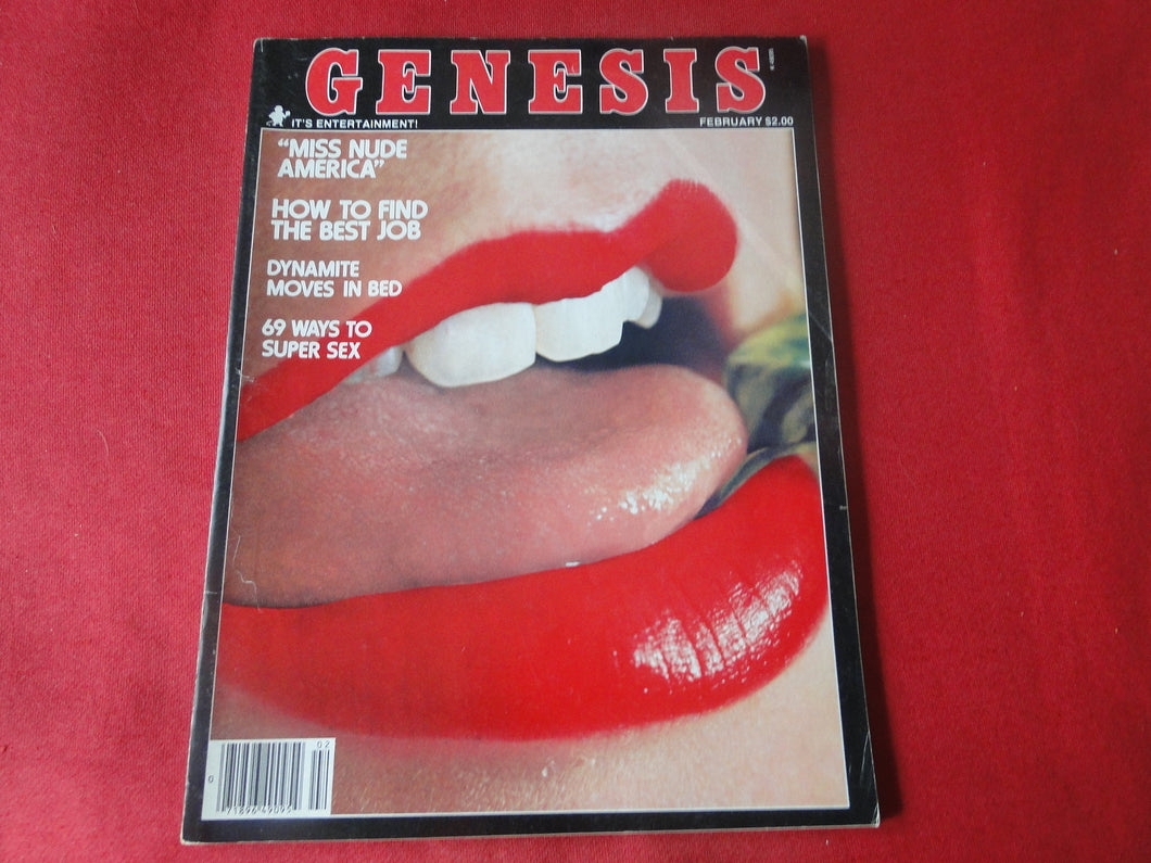 Vintage Nude Erotic Sexy Adult Magazine Genesis February 1978      P80