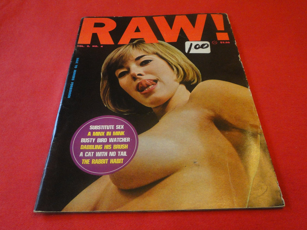 Vintage Nude Erotic Sexy Adult Magazine Raw 1967           1A