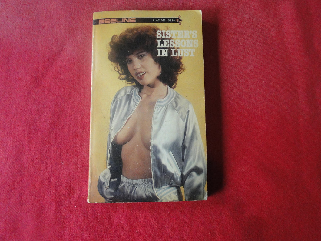 Vintage Erotic Adult Paperback Book/Novel Beeline Sister's Lessons In Lust ROUGH  PB3