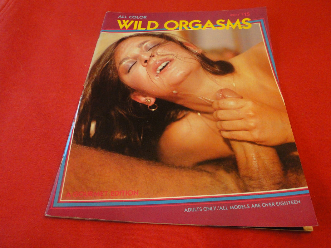 Vintage Nude Erotic Sexy Adult Magazine Wild Orgasms All Color         1A