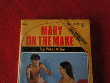 Load image into Gallery viewer, Vintage Erotic Adult Paperback Book/Novel Mary On The Make Eros Goldstripe 1972     X3
