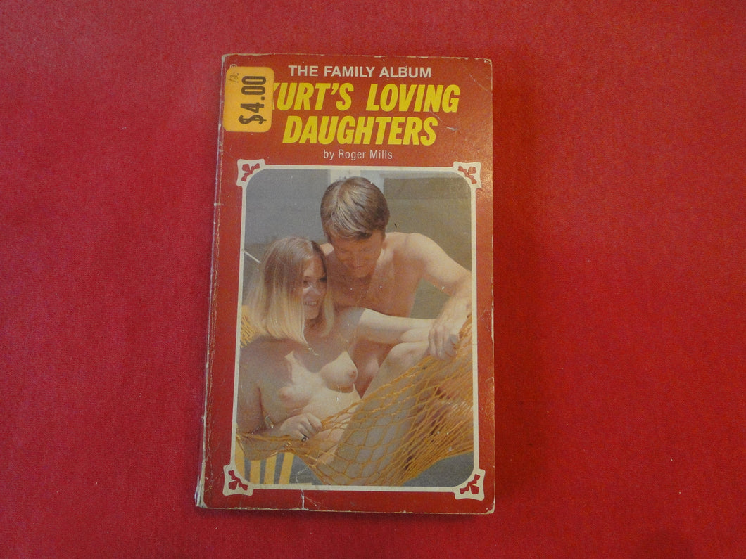 Vintage Erotic Adult Paperback Book/Novel Kurt's Loving Daughters ROUGH    PB3