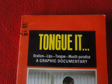 Load image into Gallery viewer, Vintage Erotic Adult Paperback Book/Novel Tongue It 1971           X3
