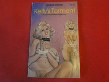 Load image into Gallery viewer, Vintage Erotic Adult Paperback Book/Novel Kelly's Torment Leather Lessons   PB2
