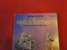Load image into Gallery viewer, Vintage Erotic Adult Paperback Book/Novel Kelly's Torment Leather Lessons   PB2
