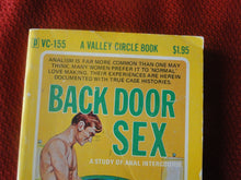 Load image into Gallery viewer, Vintage Erotic Adult Paperback Book/Novel Back Door Sex 1971       A
