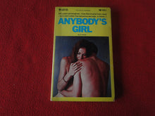 Load image into Gallery viewer, Vintage Erotic Adult Paperback Book/Novel Anybody's Girl 1969       X3
