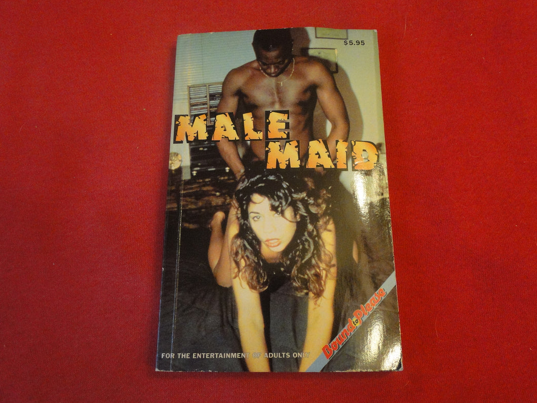 Vintage Erotic Adult Paperback Book/Novel Bound To Please Male Maid       PB2