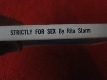 Load image into Gallery viewer, Vintage Erotic Adult Paperback Book/Novel Strictly For Sex       X3
