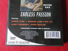 Load image into Gallery viewer, Vintage Adult Erotic Sexy Porn XXX DVD Movie Classic X Endless Passion Amber Lynn   X11
