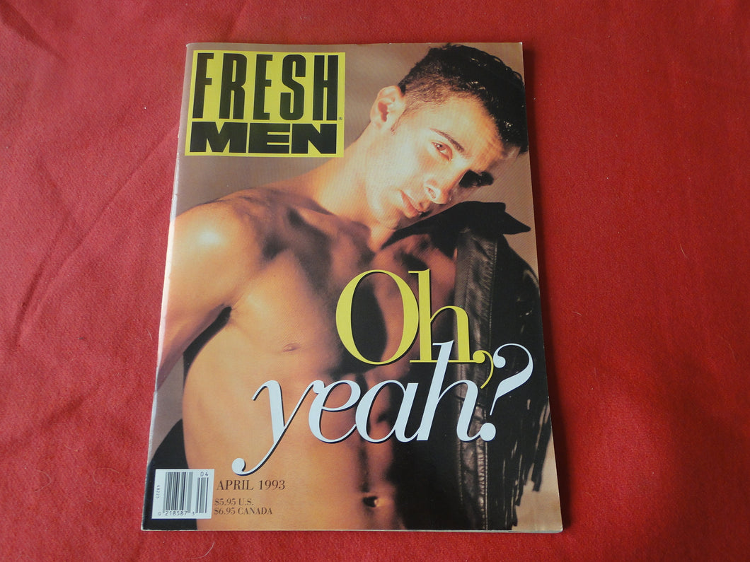 Vintage Adult Erotic Sexy Magazine Gay Interest Freshmen April 1993         P58