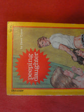 Load image into Gallery viewer, Vintage Erotic Adult Paperback Book/Novel Peeping Daughter Greenleaf ROUGH   PB3
