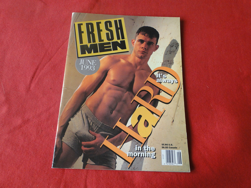 Vintage Adult Erotic Sexy Magazine Gay Interest Freshmen June 1993     P58