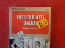 Load image into Gallery viewer, Vintage Erotic Adult Paperback Book/Novel Hot For Her Daddy NOT PERFECT   PB3
