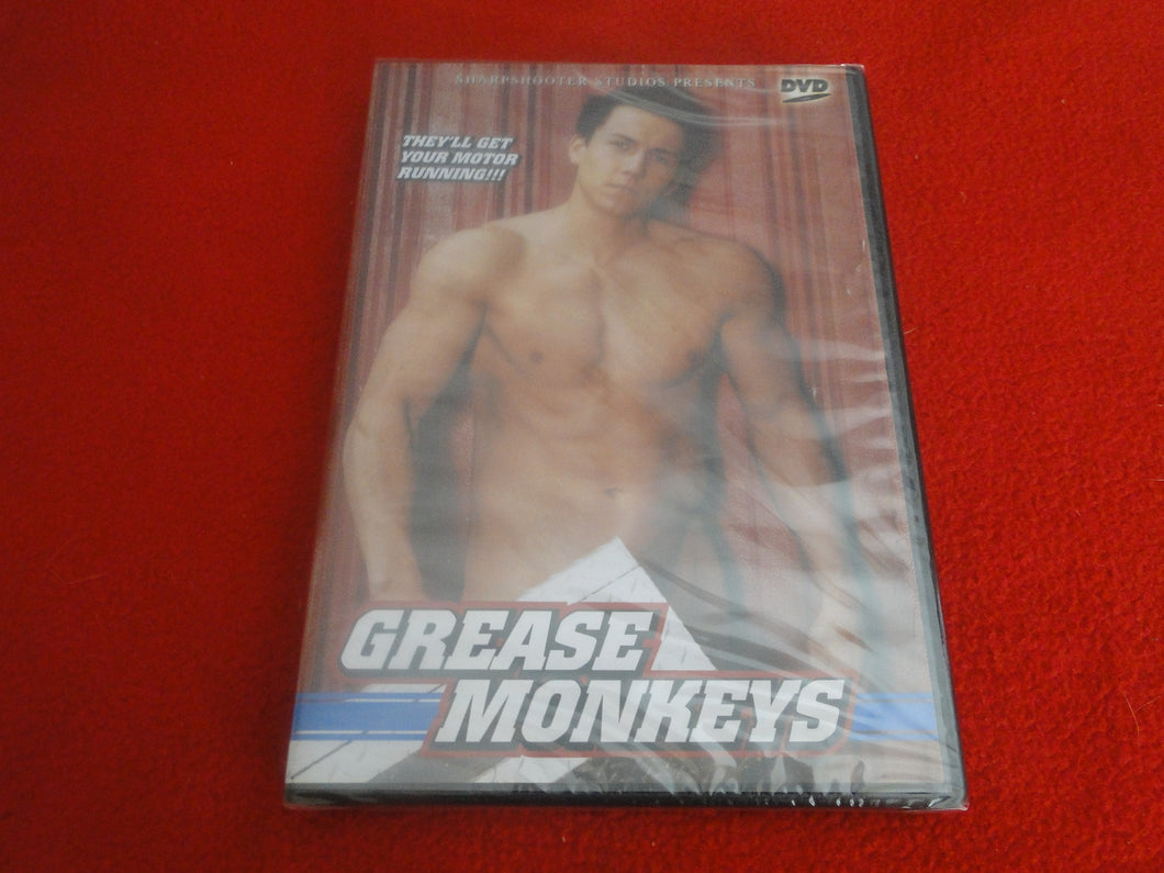Vintage Adult All Male Gay XXX DVD SEALED NOS Grease Monkeys        B1a