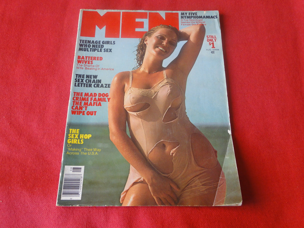 Vintage Nude Erotic Sexy Adult Magazine Men August 1977             U1