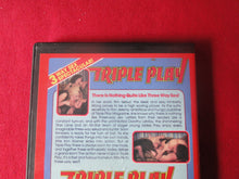 Load image into Gallery viewer, Vintage Adult Erotic Sexy Porn XXX DVD Movie Triple Play Dorothy LeMay Ron Jeremy   X11
