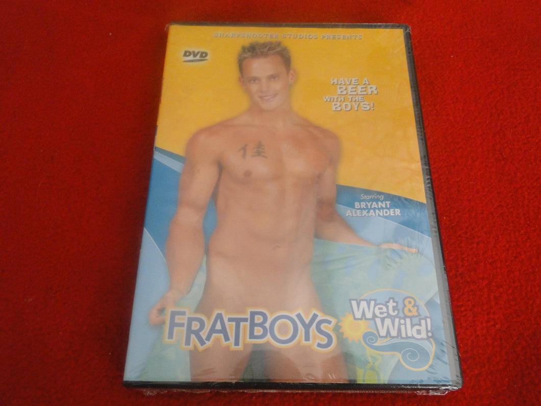 Vintage Adult All Male Gay XXX DVD SEALED NOS Frat Boys Wet & Wild      B1a
