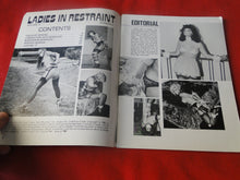 Load image into Gallery viewer, Vintage Nude Erotic Sexy Adult Magazine Ladies In Restraint 1981       U1
