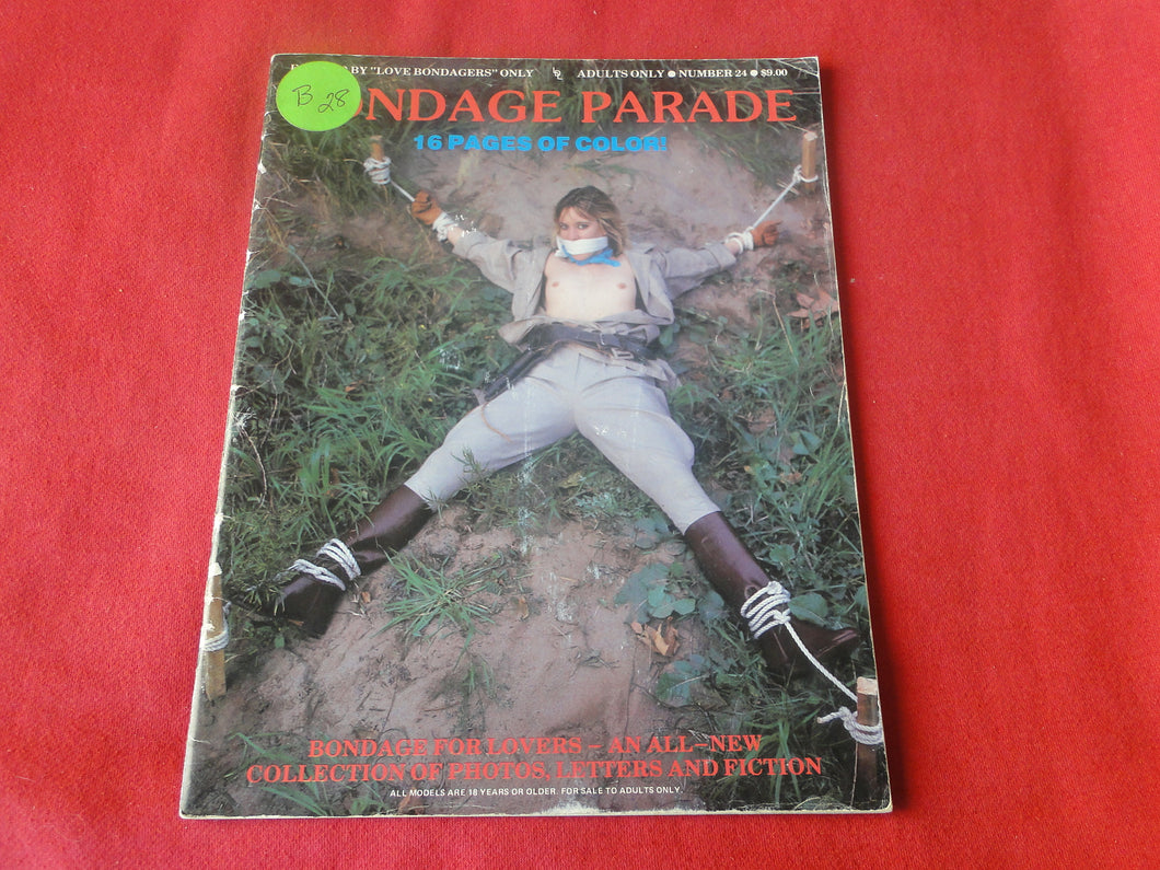 Vintage Nude Erotic Sexy Adult Magazine Bondage Parade        U1