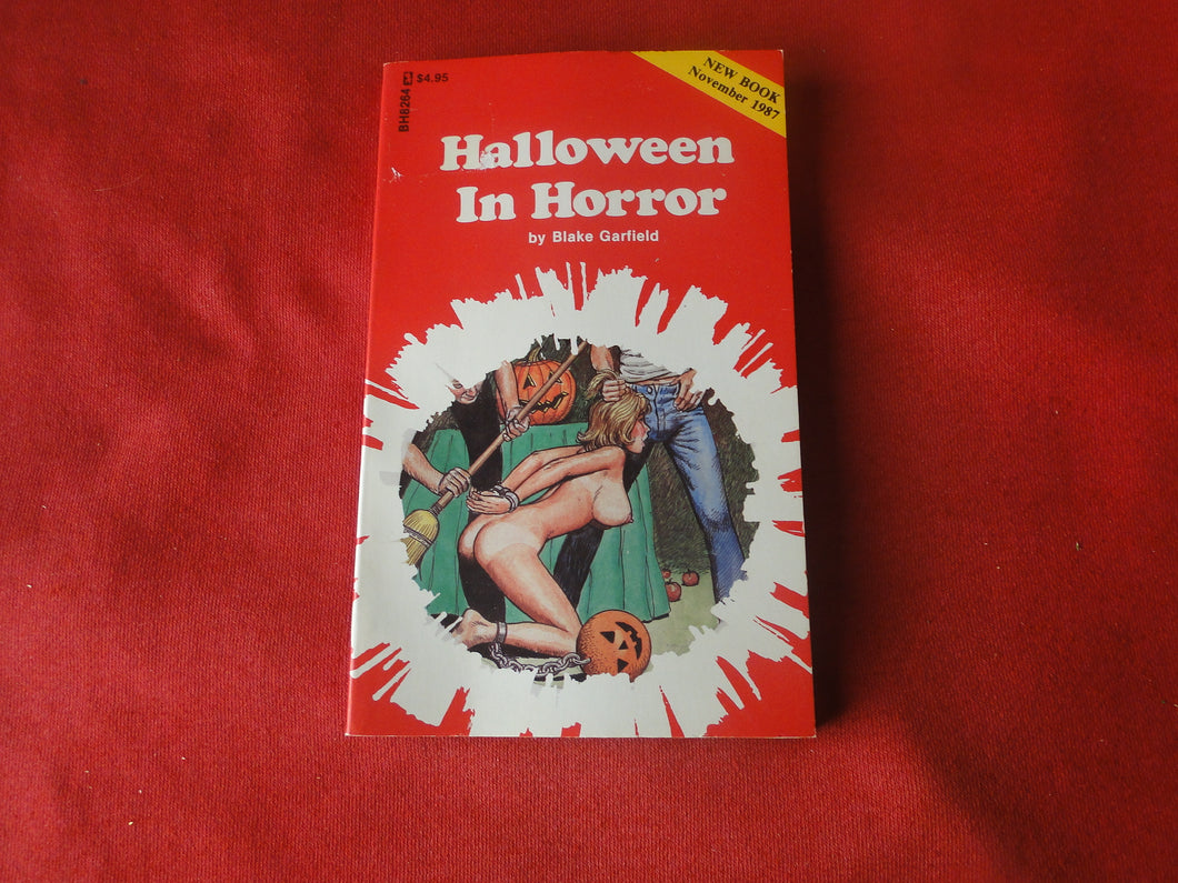 Vintage Erotic Adult Paperback Book/Novel Greenleaf Halloween In Horror       PB2
