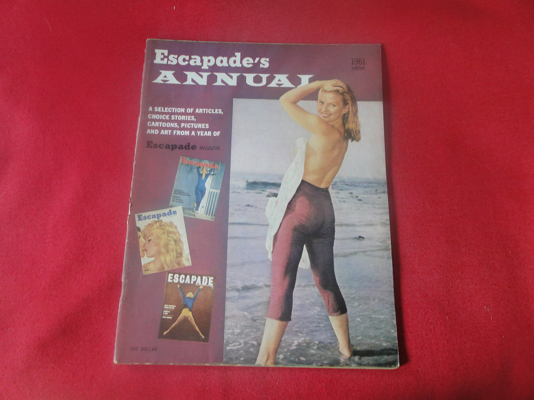 Vintage Nude Erotic Sexy Adult Magazine Escapade's Annual 1961      JB16
