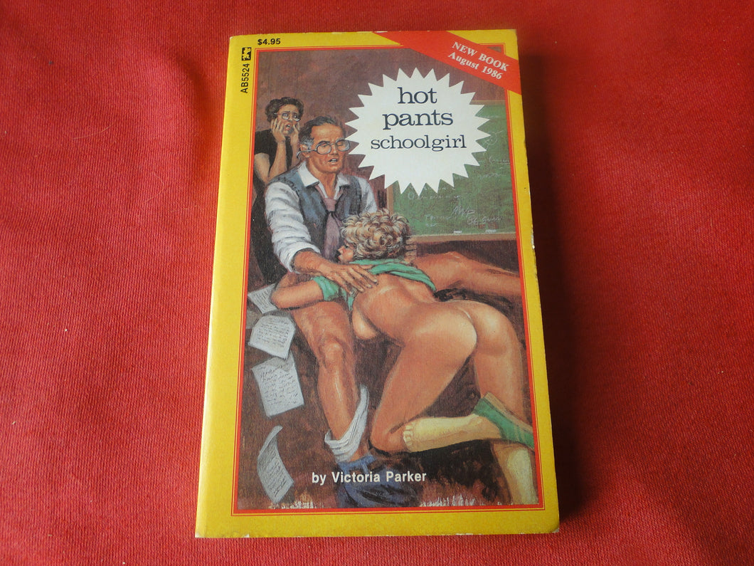 Vintage Erotic Adult Paperback Book/Novel Greenleaf Hot Pants Schoolgirl       PB2